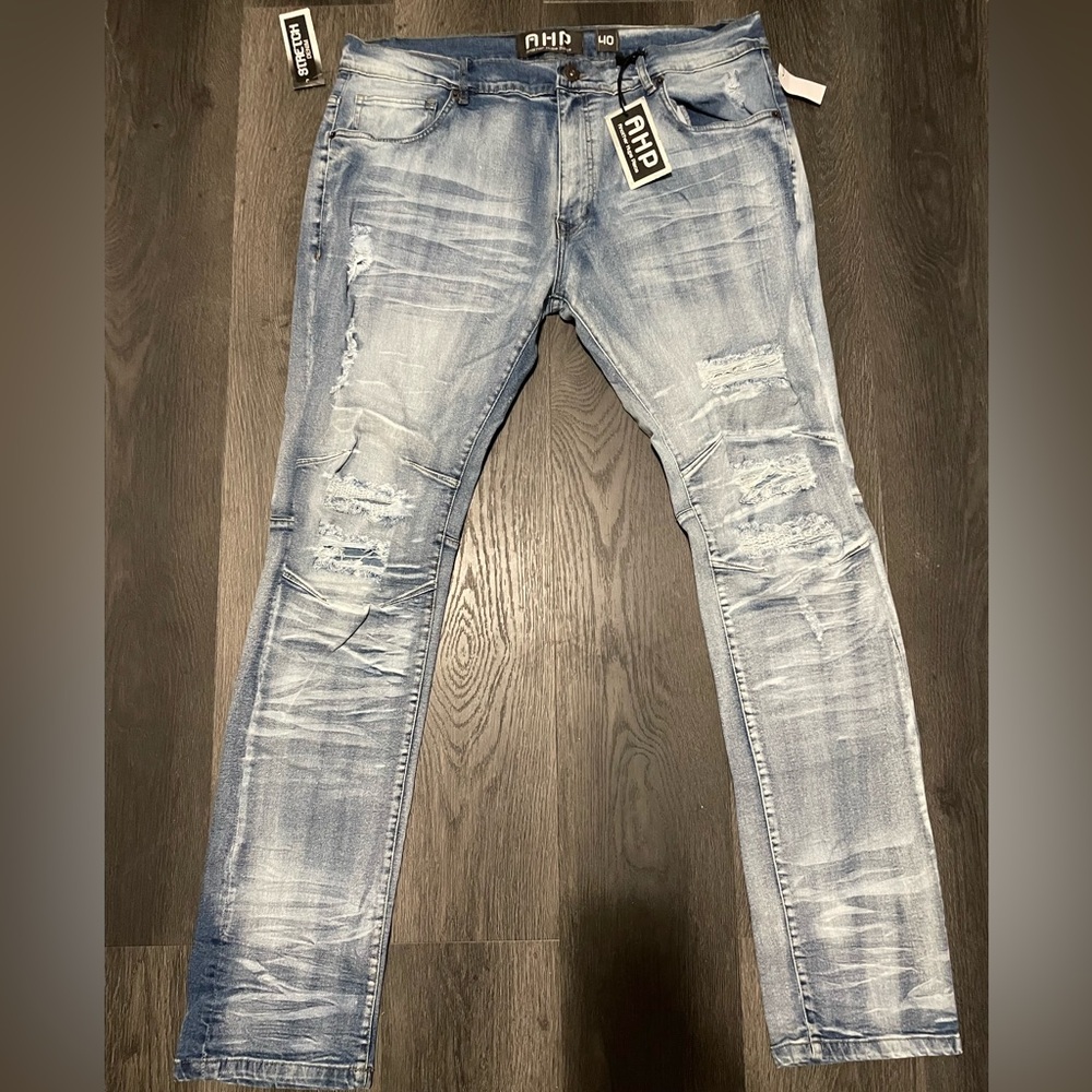 Ripped Light Blue Jeans